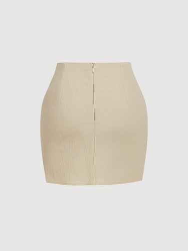 European and American new women's short skirt, women's two-piece sexy skirt