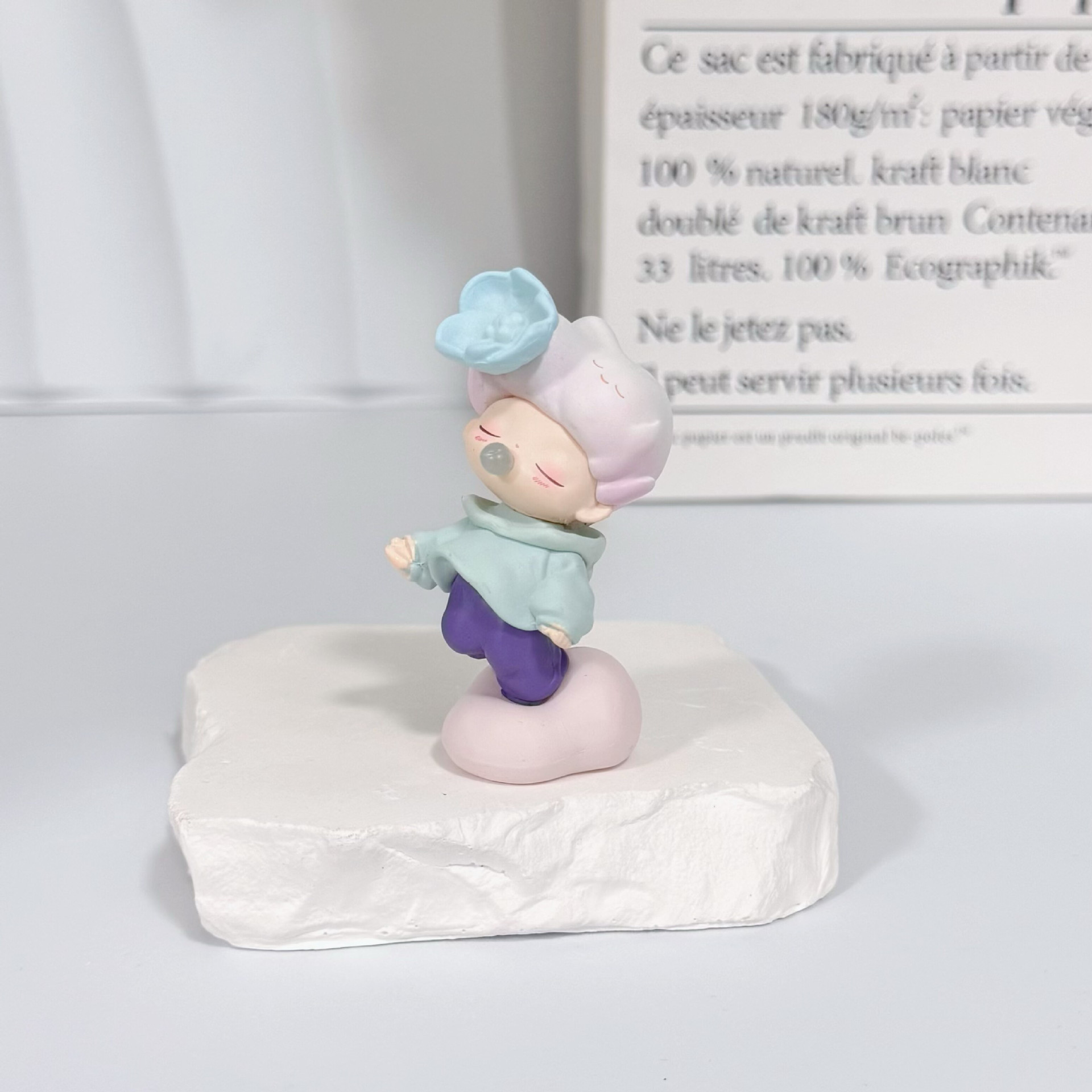 Dimoo's Instant Adventure Car Ornament - Cute Cartoon Decoration for Car Screen and Center Console