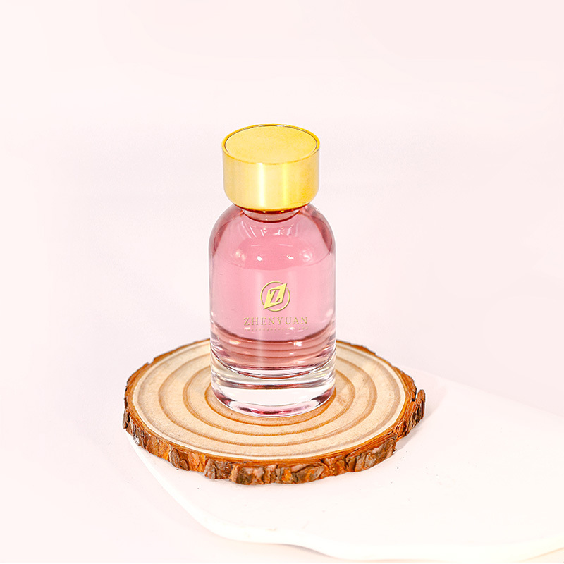 2024款工厂热销圆柱形100ml香水瓶反向香水瓶盖可印刷logo