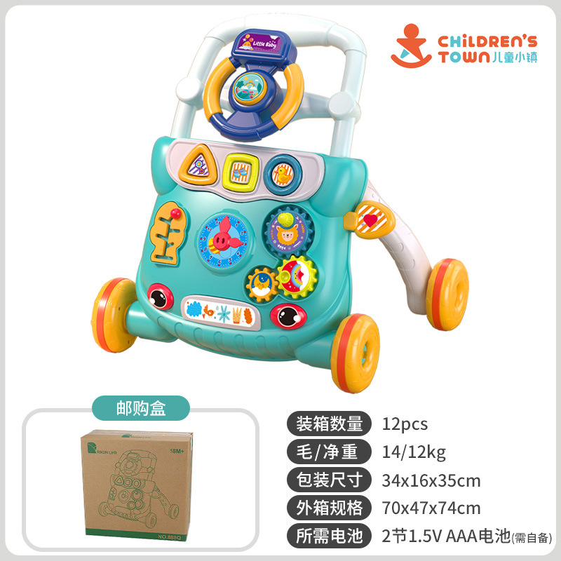 Baby walker toy baby multifunctional toddler trolley anti-rollover newborn walking walker wholesale