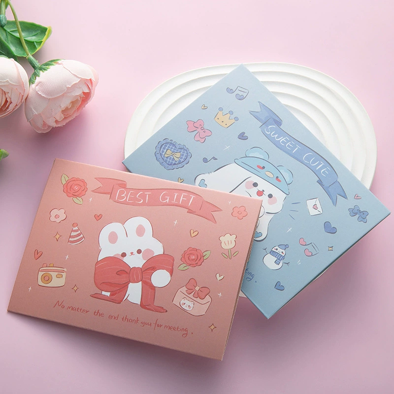 Набор открыток с милыми мультяшными животными для детей — DIY, для учеников и букетов