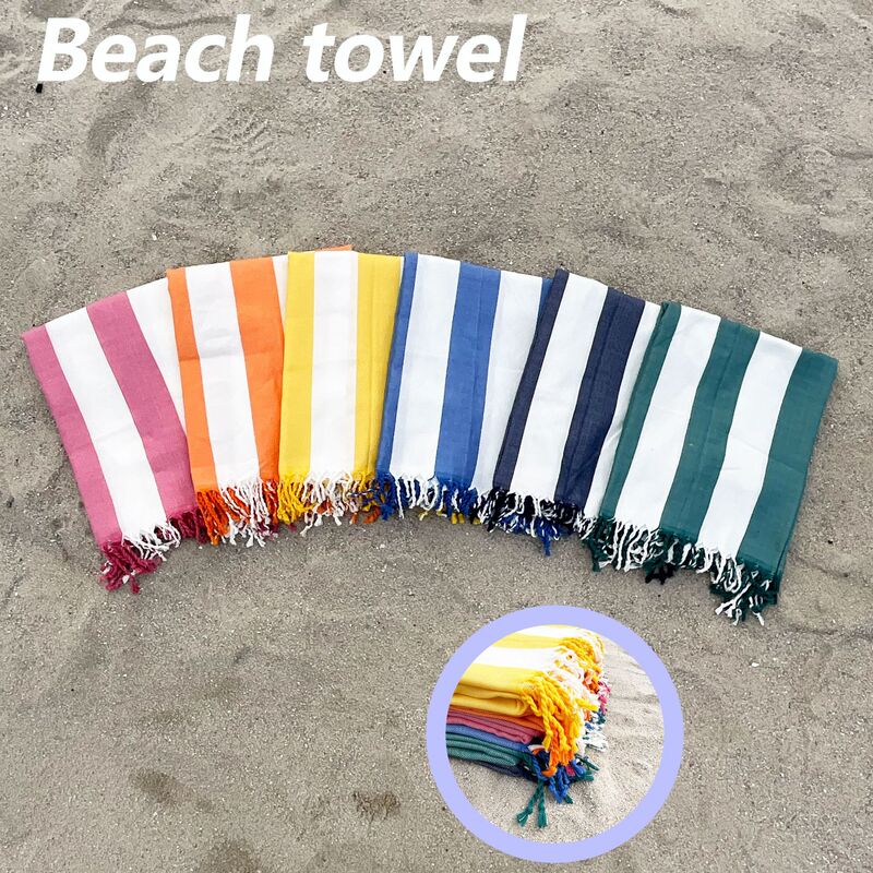 Amazon temu cross-border hot-selling vertical stripes Turkish cotton anti-sand beach towel extra large bath towel 200x90cm Amazon temu cross-border hot-selling vertical stripes Turkish cotton anti-sand beach towel extra large bath towel 200x90cm