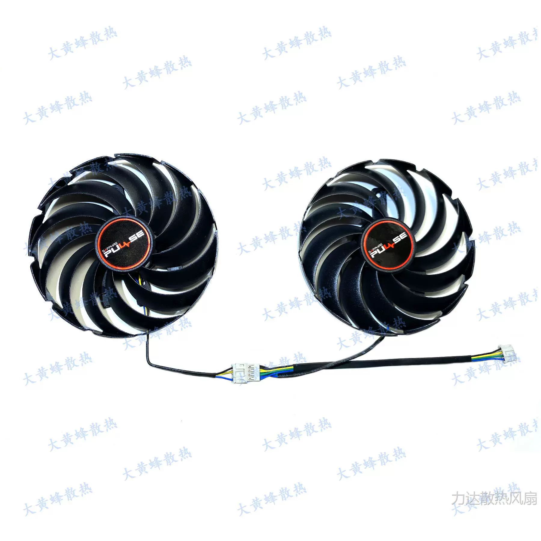 Вентилятор для видеокарты SAPPHIRE RX6700XT / 6700 PULSE Platinum Edition, модель CF1010U12D