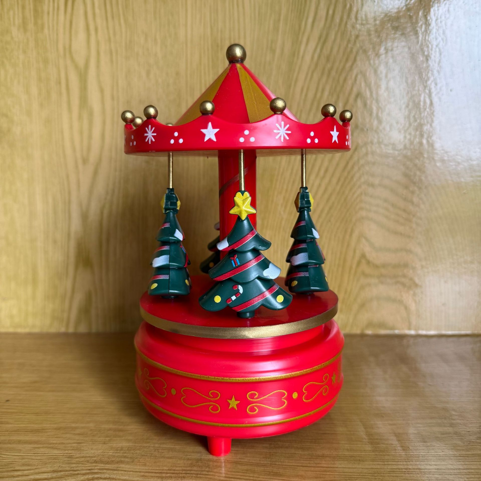 Carousel caja de música caja de música decoración creativa estudiante Navidad regalo de cumpleaños decoración transfronteriza