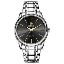 休闲石英钢带石英表男女时尚情侣潮流商务大表盘学生男士腕表手表