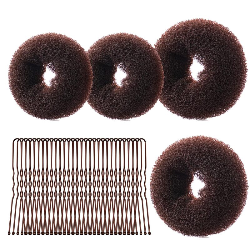 ヘア用品のヘアアイロンセットの髪の針の団子の頭のつぼみの髪の形の理髪道具|undefined