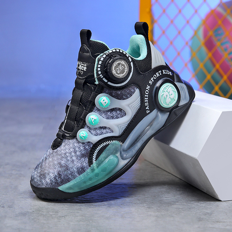 Breathable Women's Casual Running Shoes With Rotating Button_voghion.com