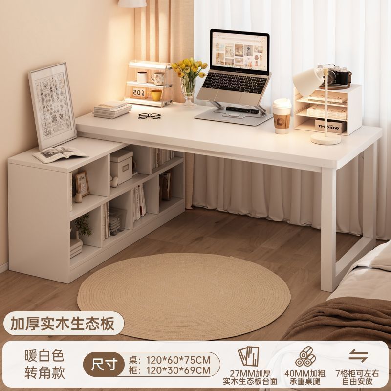 Esquina de madera sólida en forma de L escritorio de computadora dormitorio mesa de escritorio casa mesa de deportes electrónicos escritorio escritorio