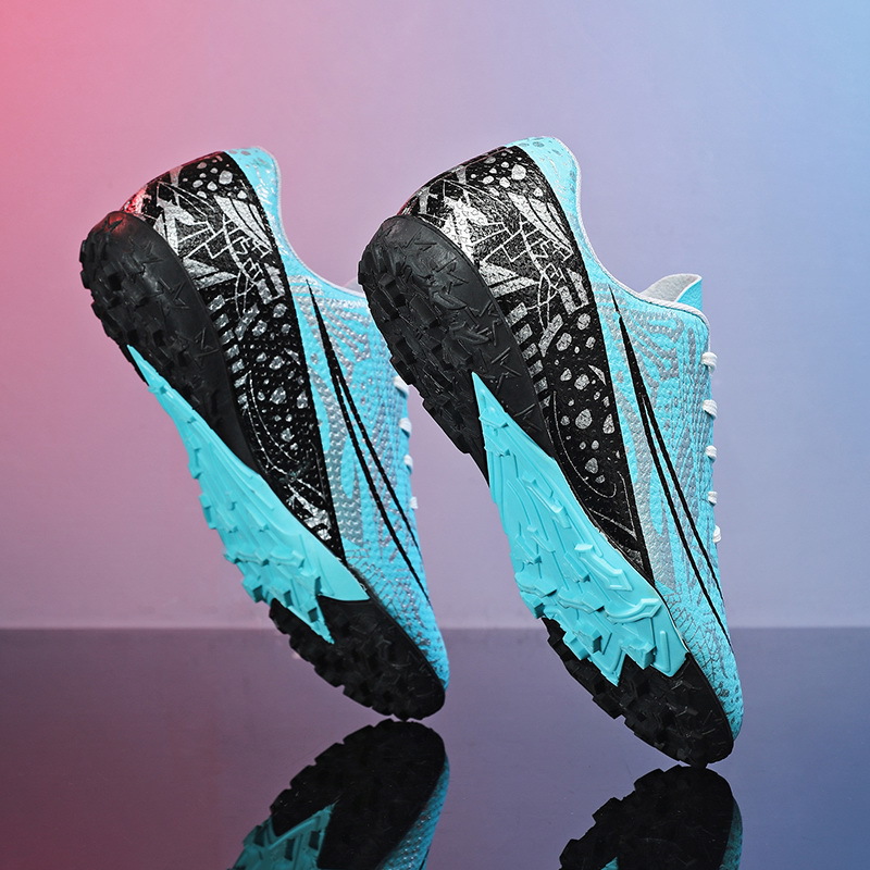 Nuevos zapatos de fútbol antideslizantes transfronterizos de clavos para adultos, zapatos de entrenamiento profesional para niños y niñas, zapatos deportivos juveniles bajos