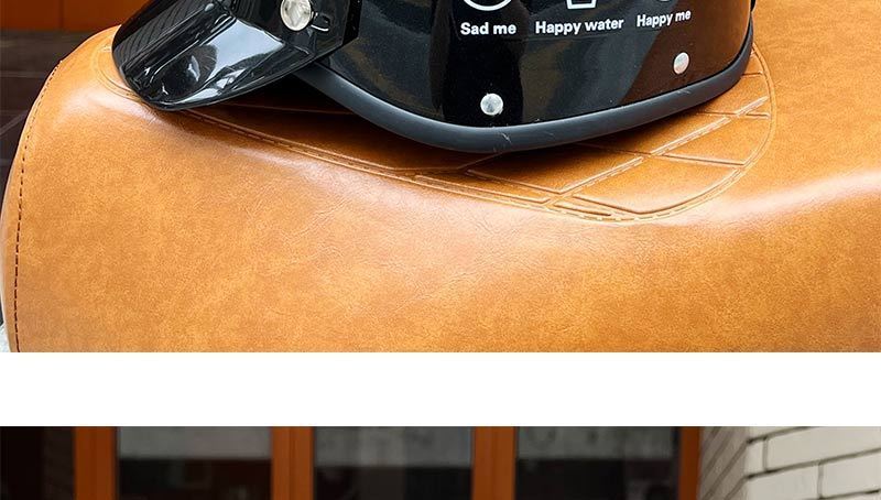 Retro Motorcycle Style Helmet