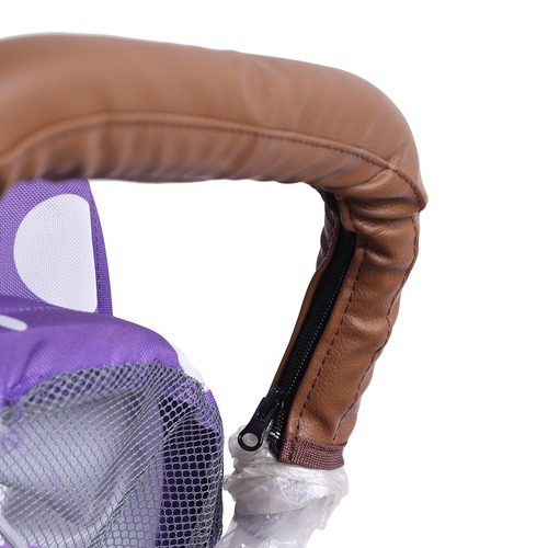 Infant stroller handle cover PU leather protective cover stroller accessory leather handle cover washable zipper style