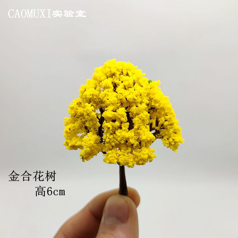 マイクロ風景装飾品ミニシミュレーション桜の木ミニチュアモデル砂テーブルガーデニング造園 diy 材料アクセサリー|undefined