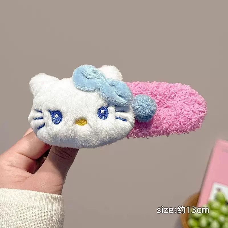 漫画人形ぬいぐるみレッサーパンダヘアピンサイドクリップ大型BBクリップヘアアクセサリーヘアピンメイクアップクリップぬいぐるみ|undefined