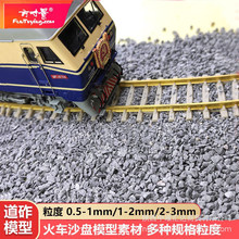 仿真火车模型轨道道砟/道渣/砂砾DIY微景观微缩沙盘铁路碎石头子