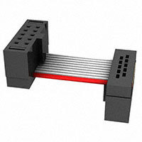 .050 (1.27 Tiger Eye IDC Cable 10P;FFSD-05-D-05.00-01-N-RW-R