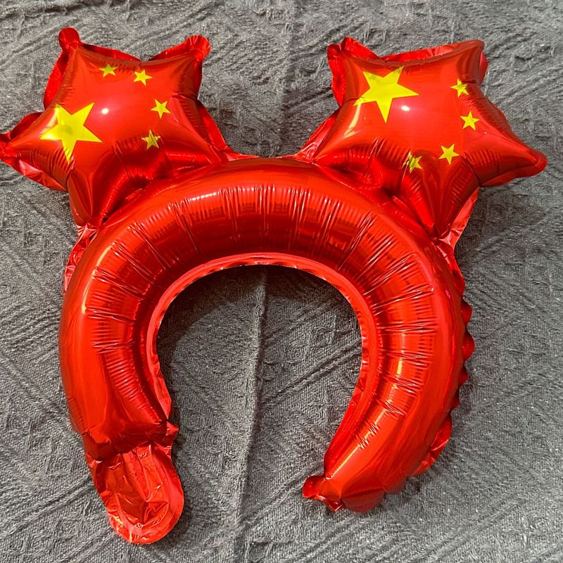 国庆节小礼品发箍植绒爱心小发夹卡通胸针幼儿园活动用品创意装饰|undefined