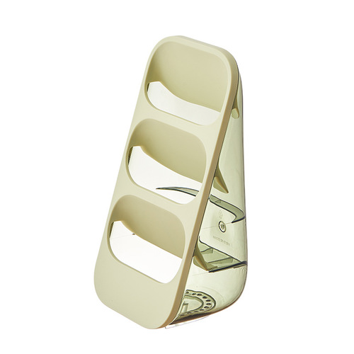 Kitchen chopstick barrel multi-functional transparent chopstick cage oblique storage rack tableware drain rack household chopstick cage rack