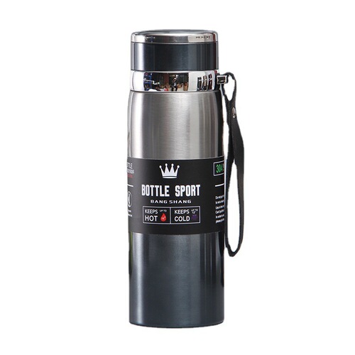New 316 stainless steel thermos cup specially designed for cross-border gradient sling travel kettle large capacity outdoor sports kettle