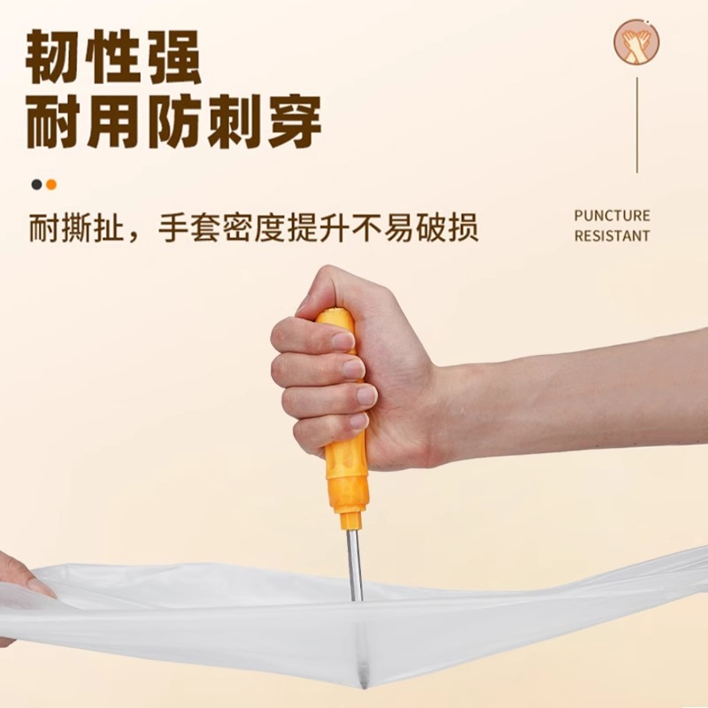 Guantes desechables de CEPE 58 cm alargados brazos largos de grado alimenticio para lavar platos para la limpieza doméstica