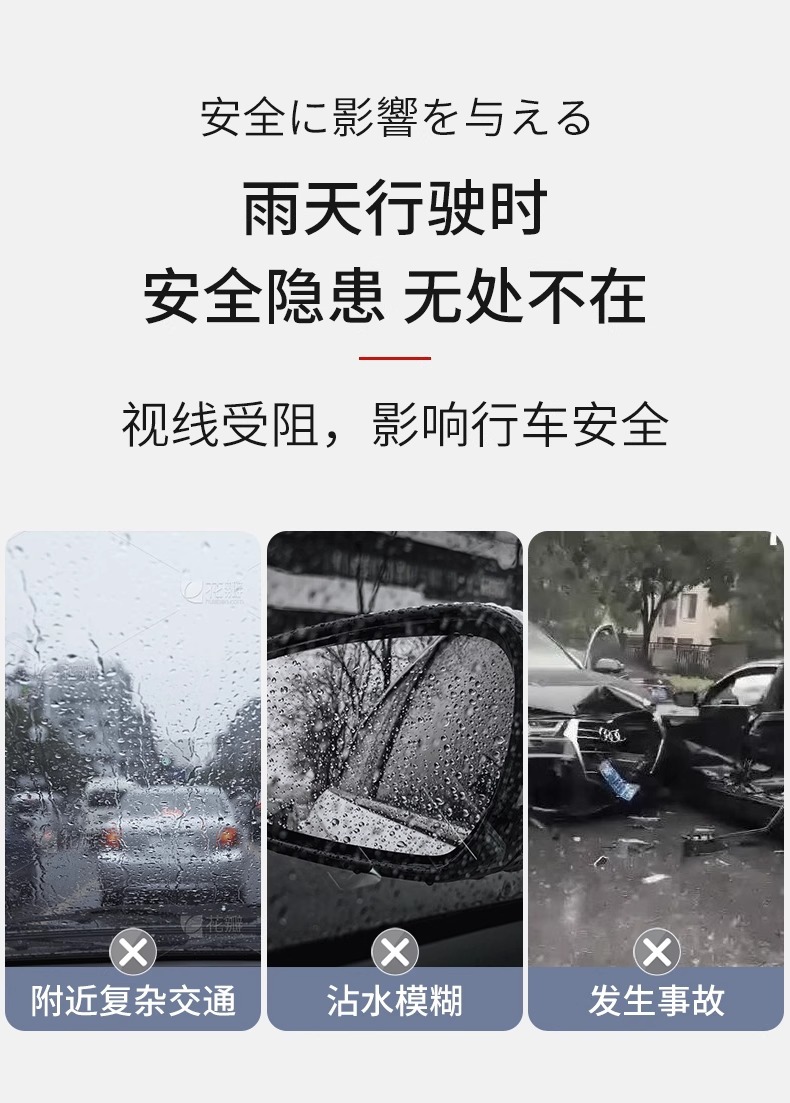 Suitable for Nissan Sylphy, Rain Eyebrow, X-Trail, Qashqai, Rain Guard, Rearview Mirror Rain Eyebrow, Car Rainproof Device