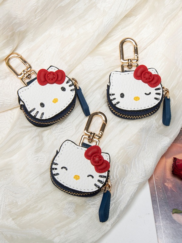 かわいい漫画 KT 猫ペンダント、見栄えの良いハローキティバッグペンダント、キーホルダー、ガールフレンドギフト|undefined
