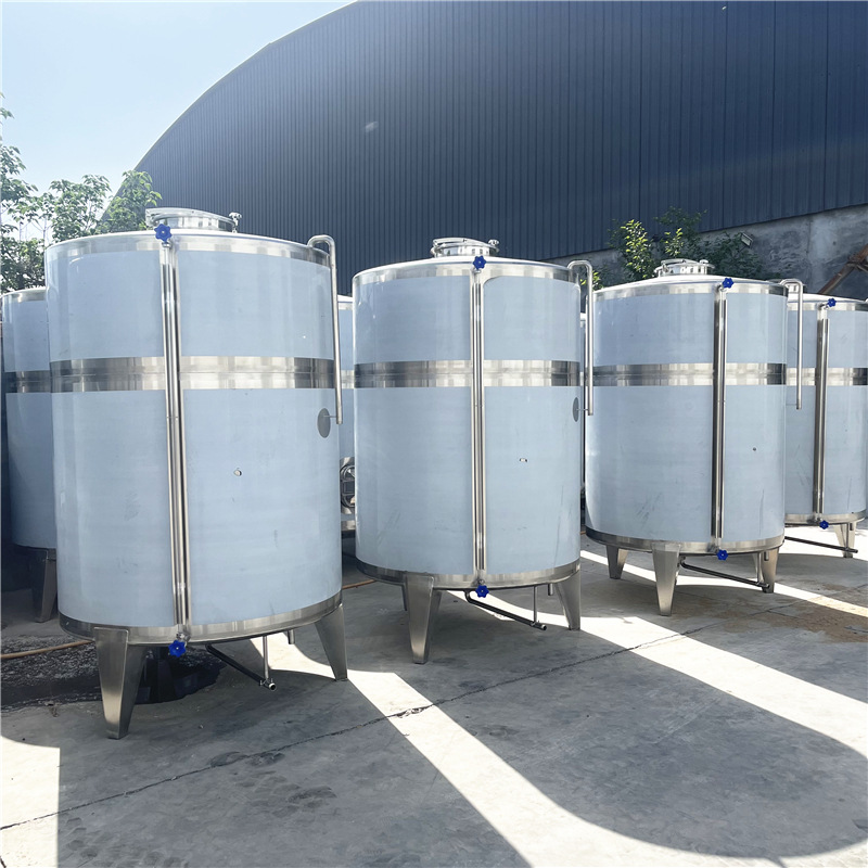 Tanque de almacenamiento de vino de acero inoxidable de 3 toneladas, recipiente de almacenamiento de vino de grano, tanque sellado de vino blanco, tanque de sake de gran volumen image 5