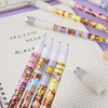 Cute girl light -emitting pen Student competition with a rotating pen double -headed colorful lamp cartoon passing light turning turning pen