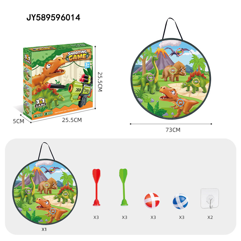 Niños transfronterizos bolas pegajosas dardo disparar objetivos bolsa de arena juguetes para padres e hijos indoor y exterior lanzar set de dardo al por mayor