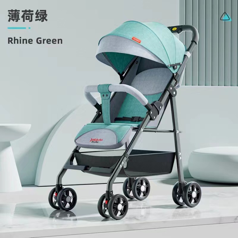 El cochecito de bebé puede sentarse y acostarse, portátil plegable, cochecito de paraguas para bebé, cochecito de cuatro ruedas, cochecito para niños