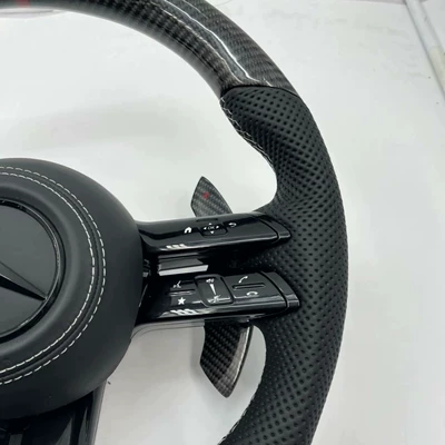 Steering wheel steering wheel, AMG-style carbon fiber