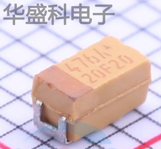 TLJA476M010R0600 描述 47uF(476) ±20% 10V 钽电容器