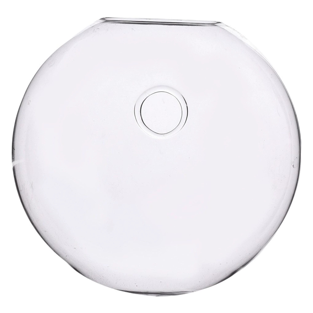 Заводская поставка полукруглой стеклянной вазы с крючком настенная гидропонная установка офисная Ваза Украшение стен