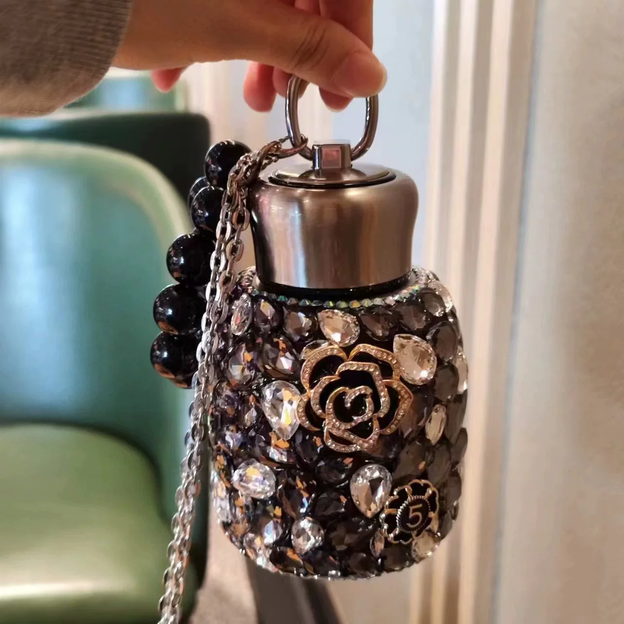 High quality handheld glass stainless steel from pearl