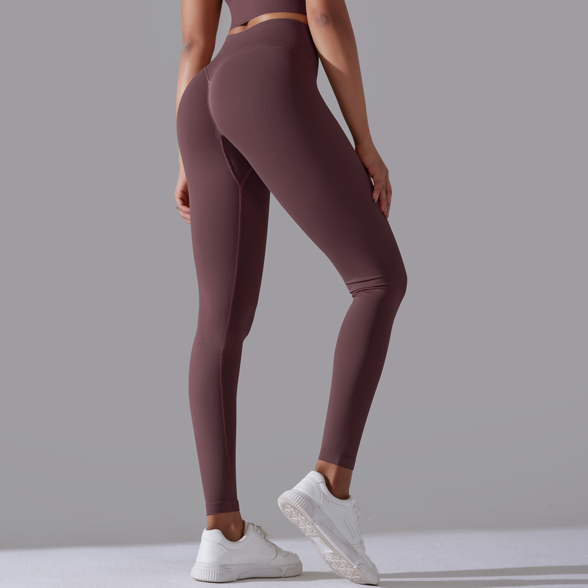 Simple Style Sports Solid Color Nylon Cotton Blend U Neck Tracksuit Vest Jogger Pants Leggings display picture 186