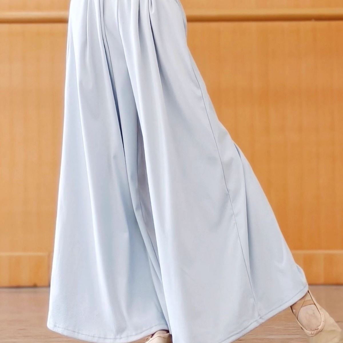 New Modern Dance Autumn and Winter Double-Sided Velvet Elegant Large Hem Pants Daily Practice Pants Classical Dance Chinese Dance Dance Pants