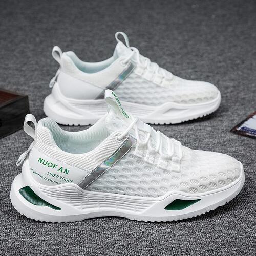 Men's Cross-border E-commerce Website New Men's Sporty Casual Shoes British Breathable Trendy Breathable Simple Sports Shoes