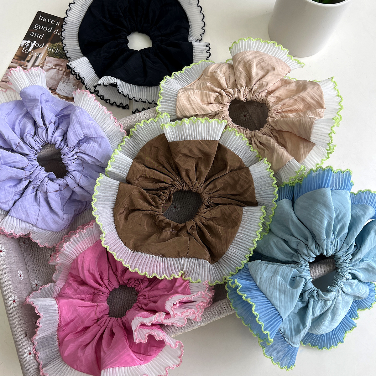 Sweet Style Sweet Women's Colorful Cloth Hair Tie