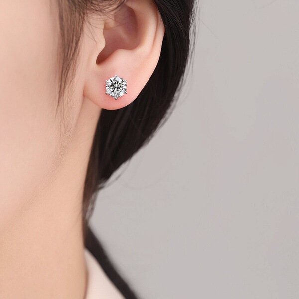 fashionable classic elegant universal earrings with zircon for men…