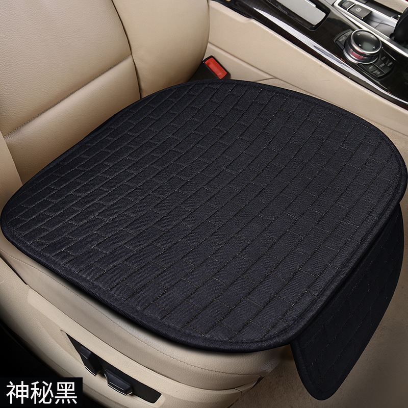Universal Car Seat Cushion Four Seasons Universal Linen Breathable (Seat cushion, seat cover) - single-brick-linen