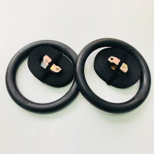 新款ABS吊环健身体操吊环带套装铁锌扣吊环套装盒装家用吊环批发