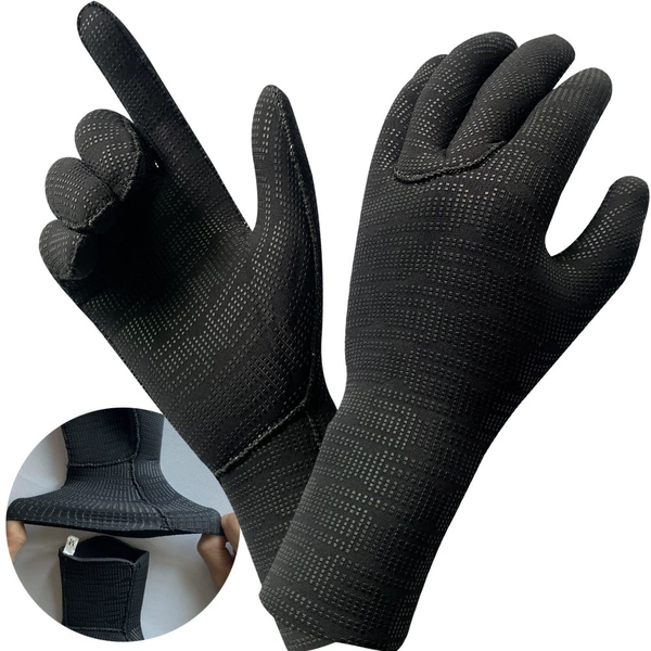 Black fleece bullets, gloves, 3mm