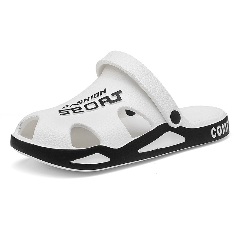 2025 nueva tendencia transfronteriza para hombres zapatos agujeros caseros al aire libre cómodos sandalias casuales ligeras al por mayor