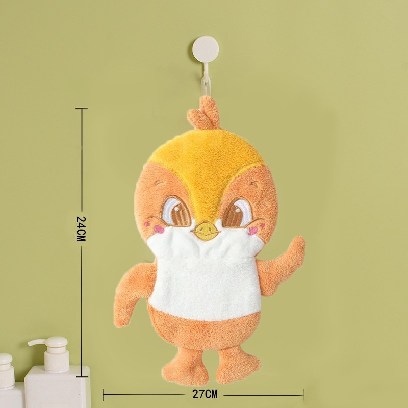 漫画の動物のハンドタオル、かわいい吸収性キッチン糸くずの出ないハンドタオル、キッチンの厚くて臭わないタオル|undefined