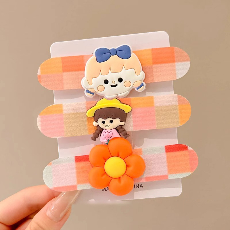 Diadema, tocado para niños, lazo, accesorios para el cabello, cabello roto para bebés, tarjeta de cabello roto, velcro, flequillo para niñas, pegatinas para el cabello, dibujos animados