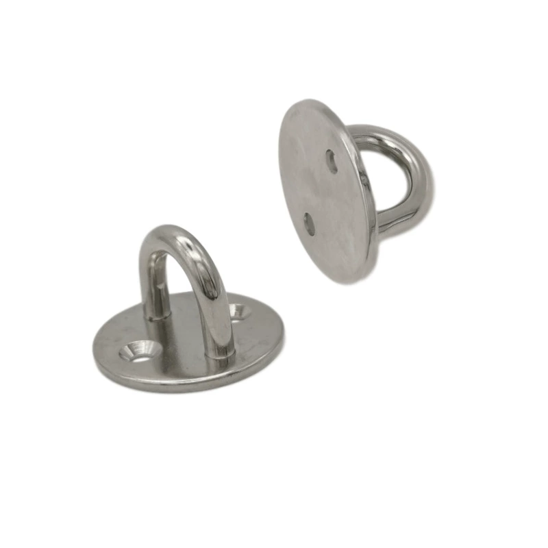 Нержавеющая сталь глазная пластина круглая дверная пряжка диск подвесная пряжка йога подвесная пластина лодка пряжка
