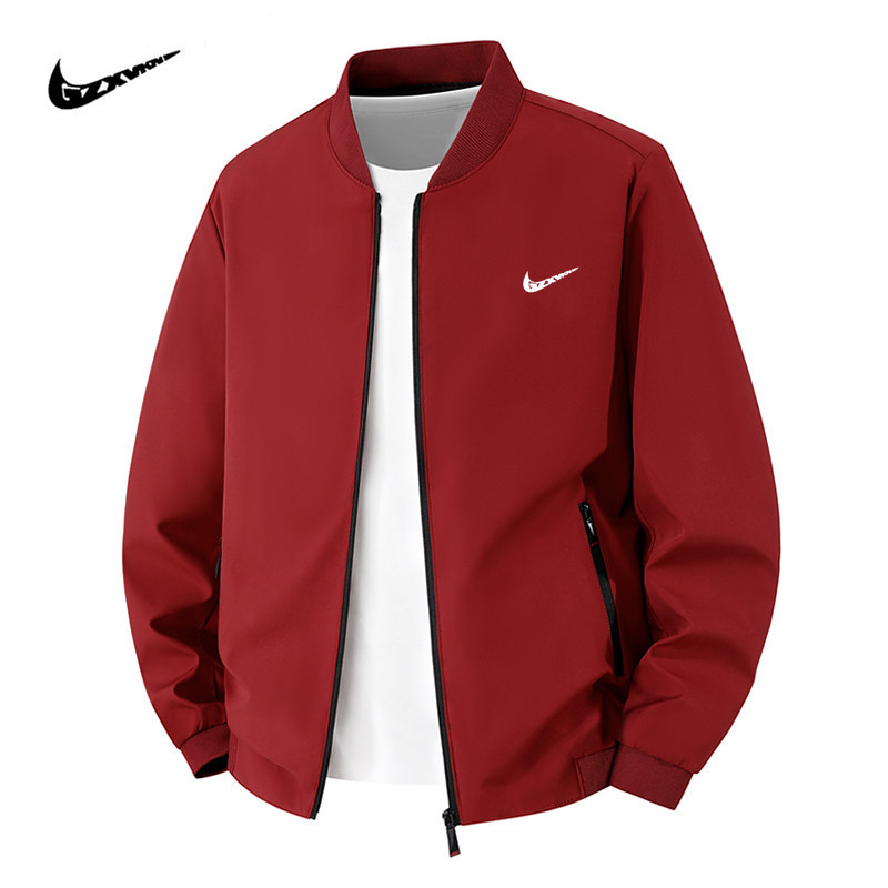 Cross-Border Jacket, Spring and Autumn Style, New Casual Trendy Brand, Versatile Couple's Outfit, Must-Have Zippered Light Luxury Stand-Collar Jacket Cross-Border Jacket, Spring and Autumn Style, New Casual Trendy Brand, Versatile Couple's Outfit, Must-Have Zippered Light Luxury Stand-Collar Jacket
