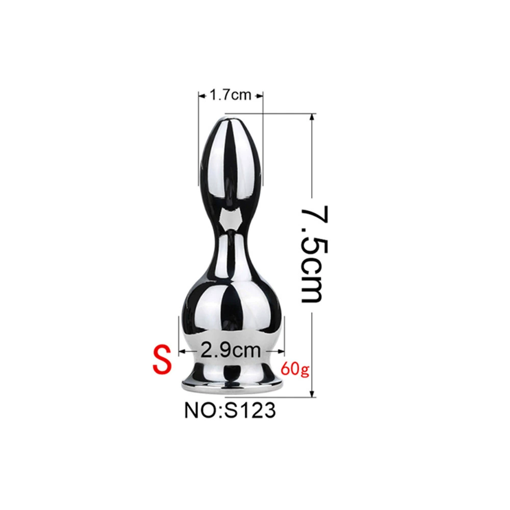 Detachable Anal Plug Heads, Silicone & Metal Options, Multiple Shapes and Sizes