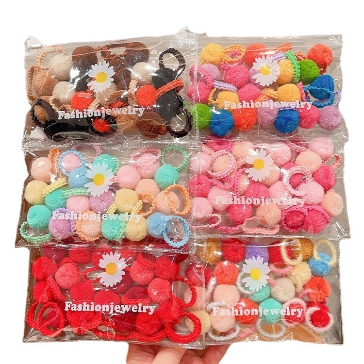 La cuerda linda del pelo del cordón de la Bola de Pelo del caramelo de las muchachas de la banda del pelo de los niños no lastima los accesorios del pelo de la niña del pelo