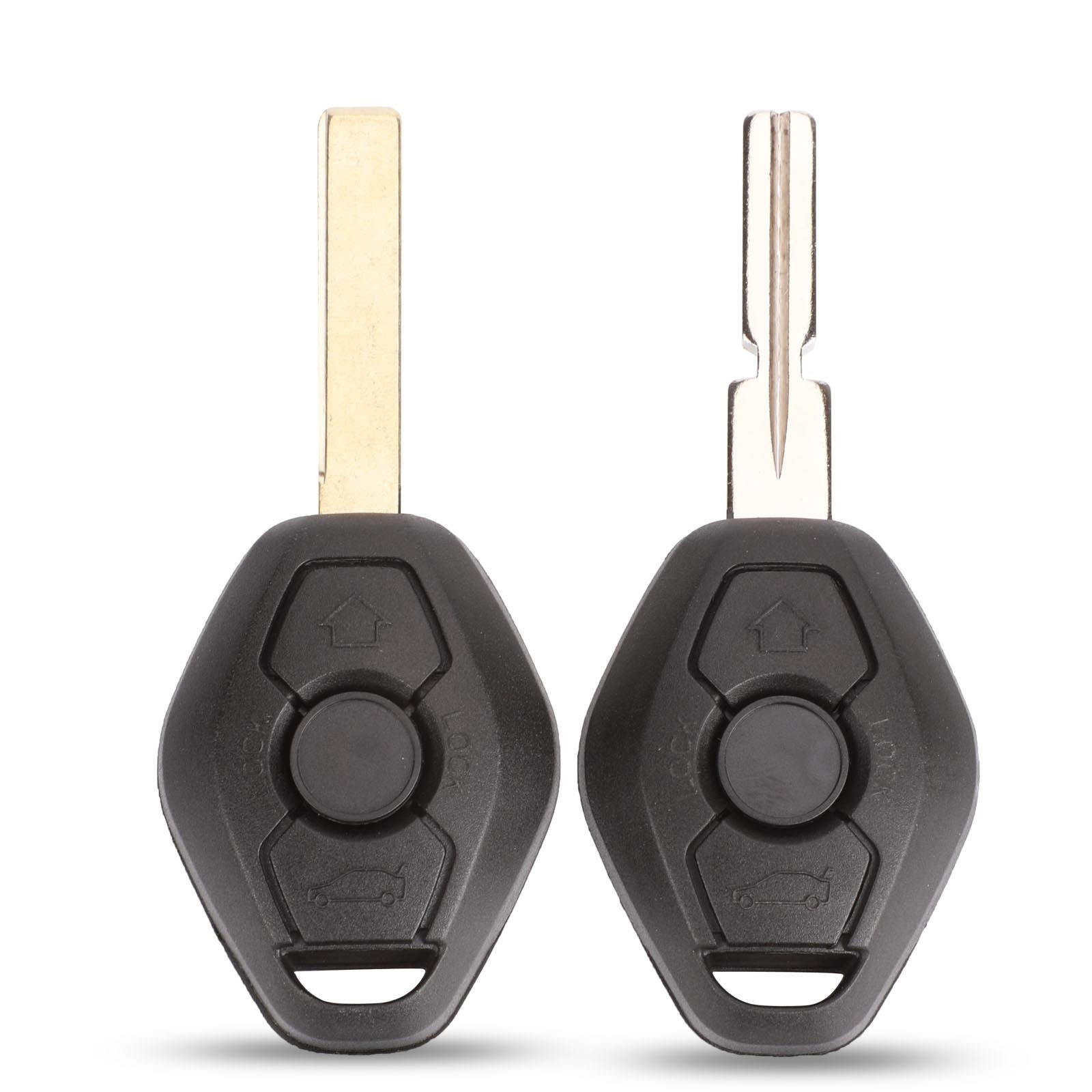 Suitable for Bmw 3-Key Car Straight Key Remote Control Replacement Replacement Shell Hu92/Hu58