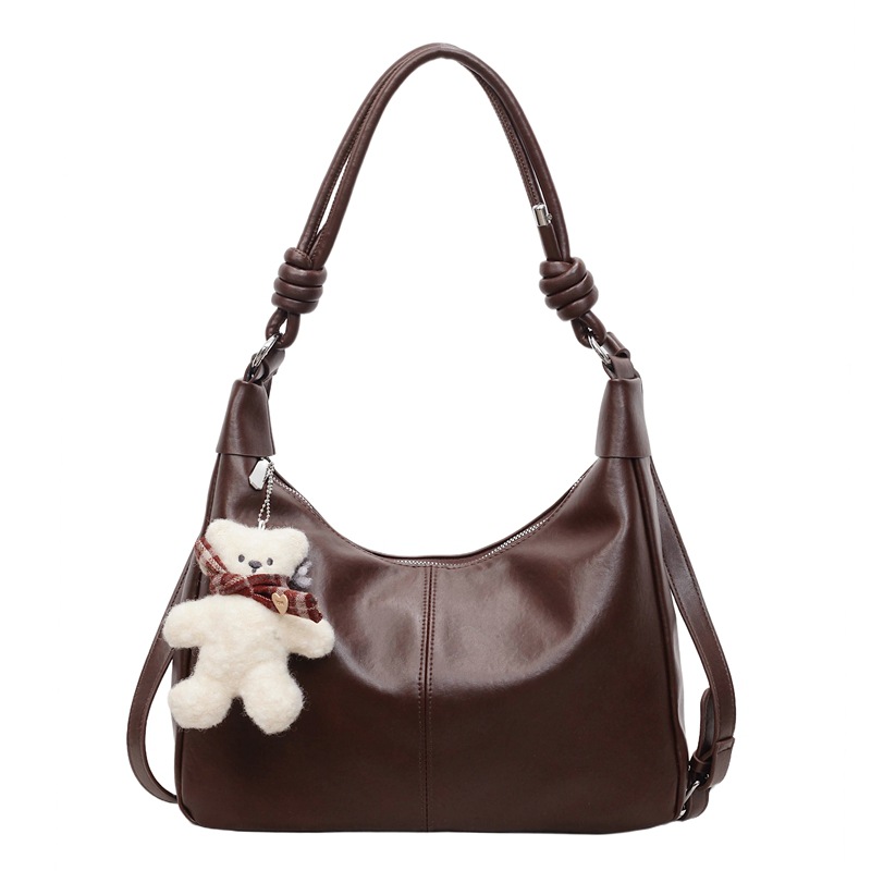 Bolsos de textura para mujeres 2026 nueva moda popular simple sensación cotidiana bolso de hombro de gran capacidad bolsa de viaje